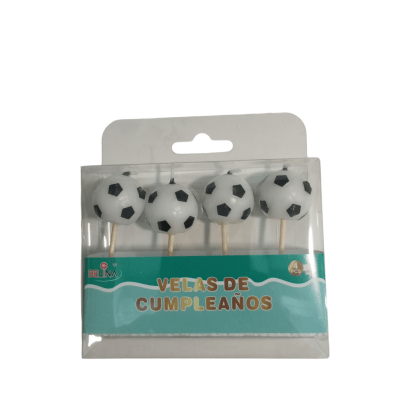 Vela Pelota Futbol x 4u.