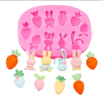 Molde Fondant Pascua Resurreccion 10pzs
