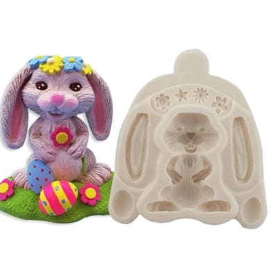 Molde Fondant Conejo Pascua Resurreccion