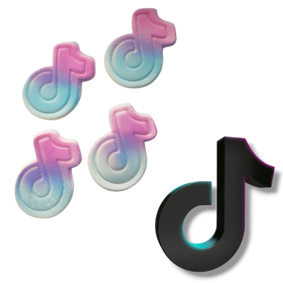 Decoración de Azucar Tik Tok 4u.