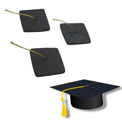 Decoracion Azucar Graduación 3u.