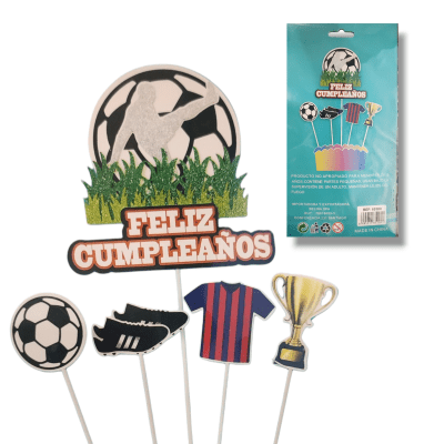 Topers Futbol Glitter 5pcs.