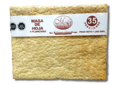 Disco De Hoja Para 35 Personas Rectangular.