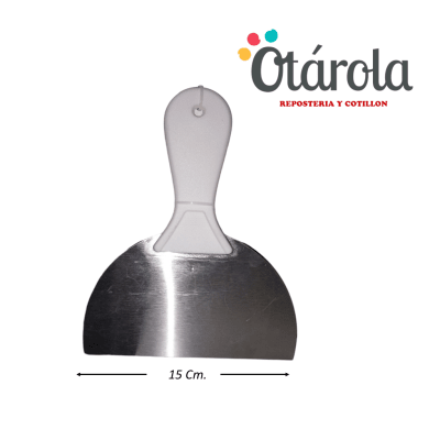 Espatula Metal Ancha 7x15cm