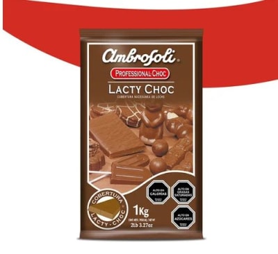 Cobertura Ambrosoli Lacty Choc 1kg.2