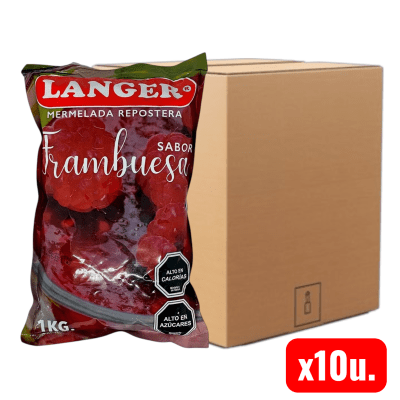 Mermelada Langer Frambuesa 10x1kg (caja)