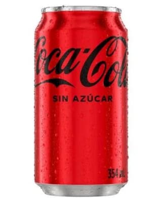 Coca Cola Sin Azucar 350 ml.