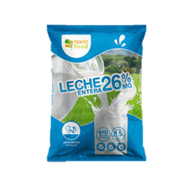 Leche Entera Macrofood 26mg. 1kg.