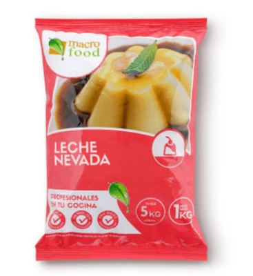 Leche Nevada 1kg. Macrofood.