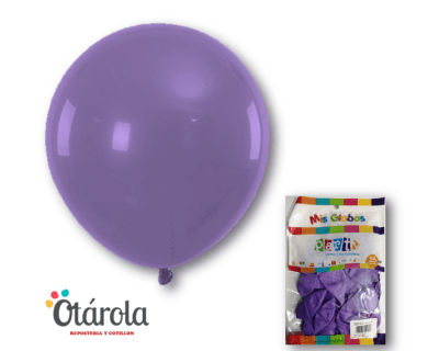 Globo Lila N°9 25u.