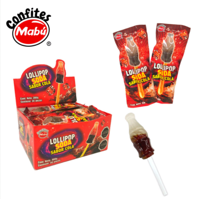 Lollipop Soda Sabor Cola 30u.