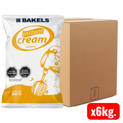 Crema Chantilly Bakels Lucuma 10u. x 600grs (Caja)