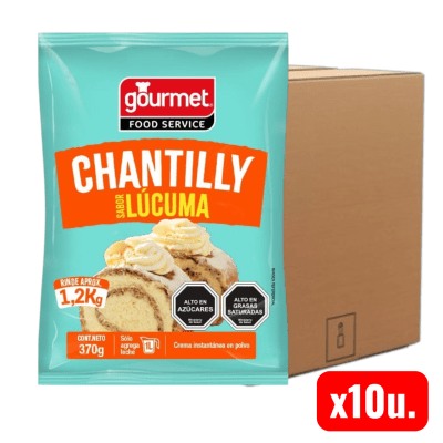 Crema Chantilly Lucuma Gourmet 10u.x370grs (Caja)