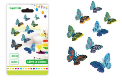 Mariposa 3D Azul1