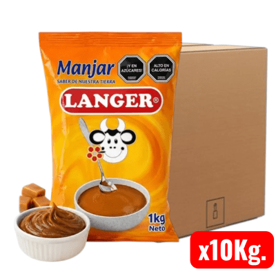 Manjar Langer 10x1kg (Caja)