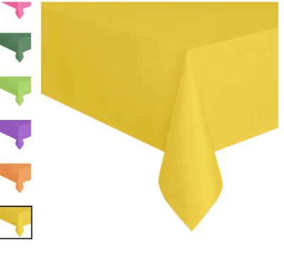 Mantel Plastico Amarillo