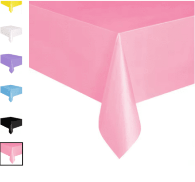 Mantel Plastico Rosado1