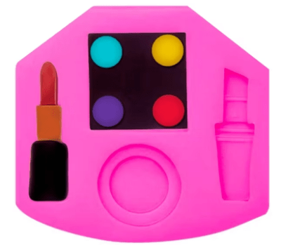 Molde Silicona Maquillaje 4 Div.