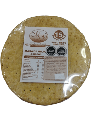 Disco De Hoja Para 15 Personas.