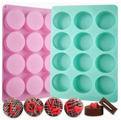 Molde Silicona Alfajor 12 Div