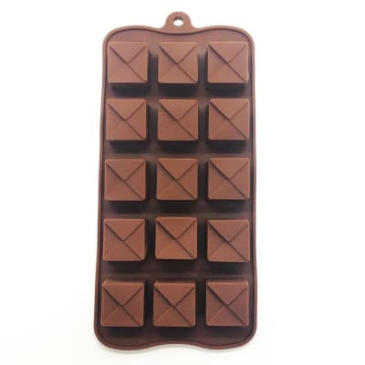 Molde Silicona Bombom Cuadrado 15 Div.