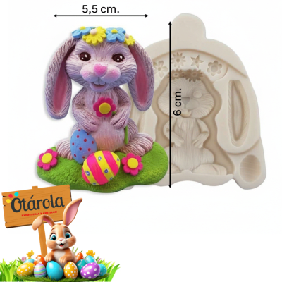 Molde Fondant Conejo Pascua Resurreccion1