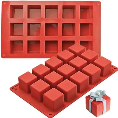 Molde Silicona Cuadrados