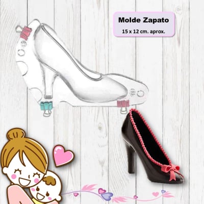 Molde Acrilico zapato 1 pza.