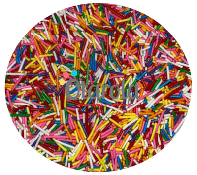 Mostacilla Palito Colores Largo 50grs.