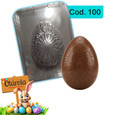 Molde plastico Huevo Mosaico 1div.