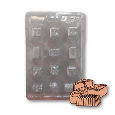Molde Plastico Bombon varios 1u.