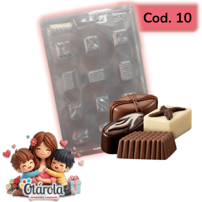 Molde Plastico Bombon varios 1u.1