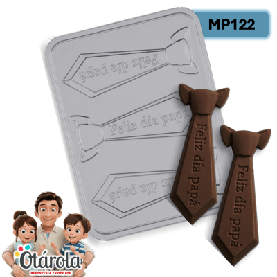 Molde Plastico Papa Corbatas 3 Div.1
