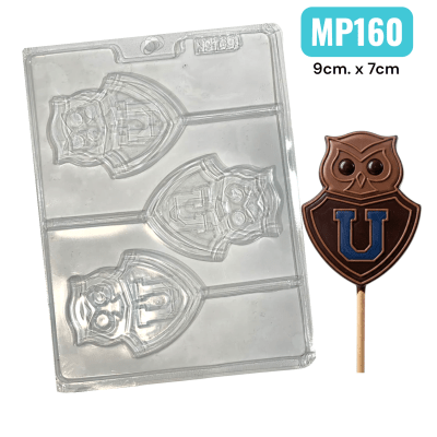 Molde Plastico paleta Universidad de Chile  3 Div.1