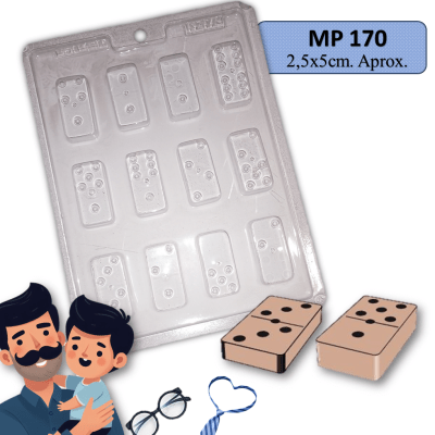 Molde Plastico Papa Domino1