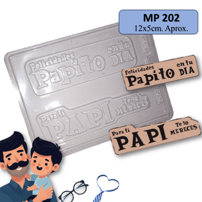Molde Plastico Papa Placa 2 Divisiones.1