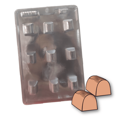 Molde Plastico Bombon 9 Div.
