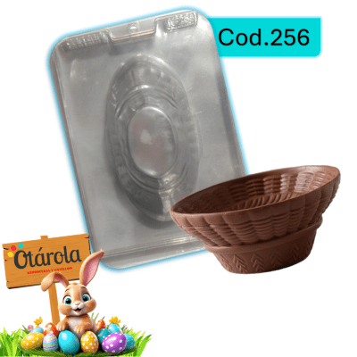 Molde Plastico Canasto de Pascua 1Div.