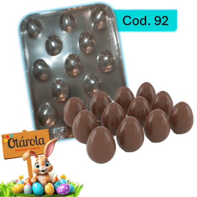 Molde plastico Huevitos Chicos 13 DIv.1