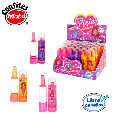 Caramelos  Mabu Pinta Labios 24und