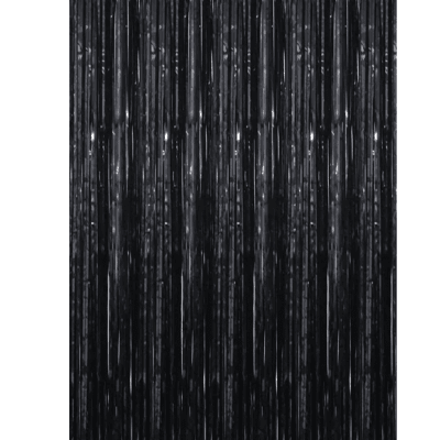 Cortina Metalica Blingin Negra 2x1Mts1