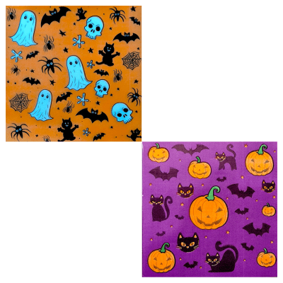 Papel Alfajor Halloween 100 unidades