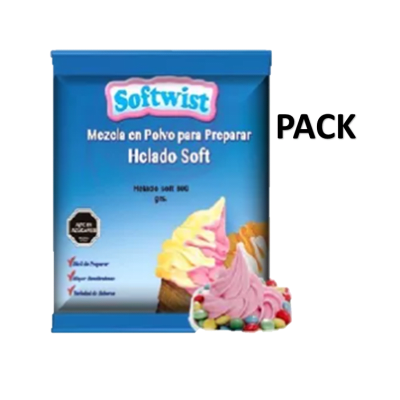 Base Para Helados Soft 10u. Chocolate