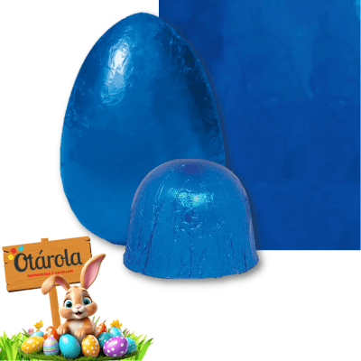 Papel Aluminio Azul Rey 10 pliegos