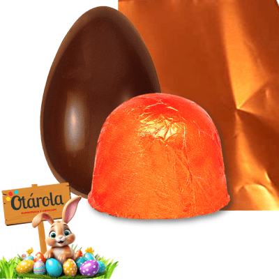 Papel Aluminio Naranja 10 pliegos1