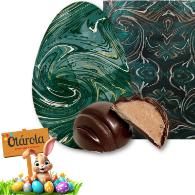 Papel Aluminio Verde Marmoleado 10 pliegos