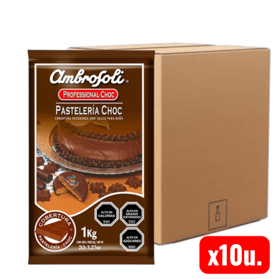 Cobertura Pasteleria Choc 10 kg. (Caja)2