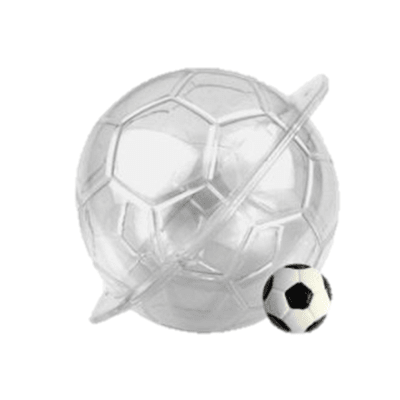 Molde Chocolate Acrilico Pelota de Futbol 2pzas.