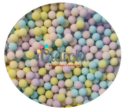 Mostacilla Pelotitas Pastel