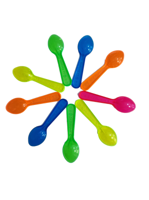 Cuchara Helado Colores 100 u.